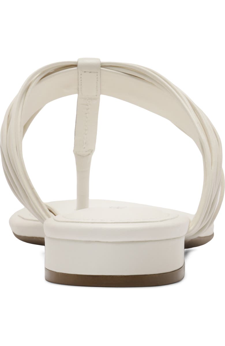 Arezzo Elani Sandal, Alternate, color, Cream White