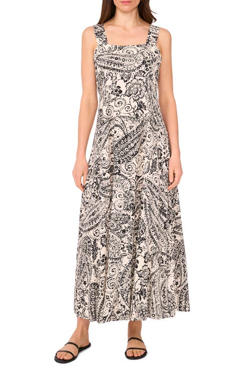 Floral Paisley Tiered Maxi Dress
