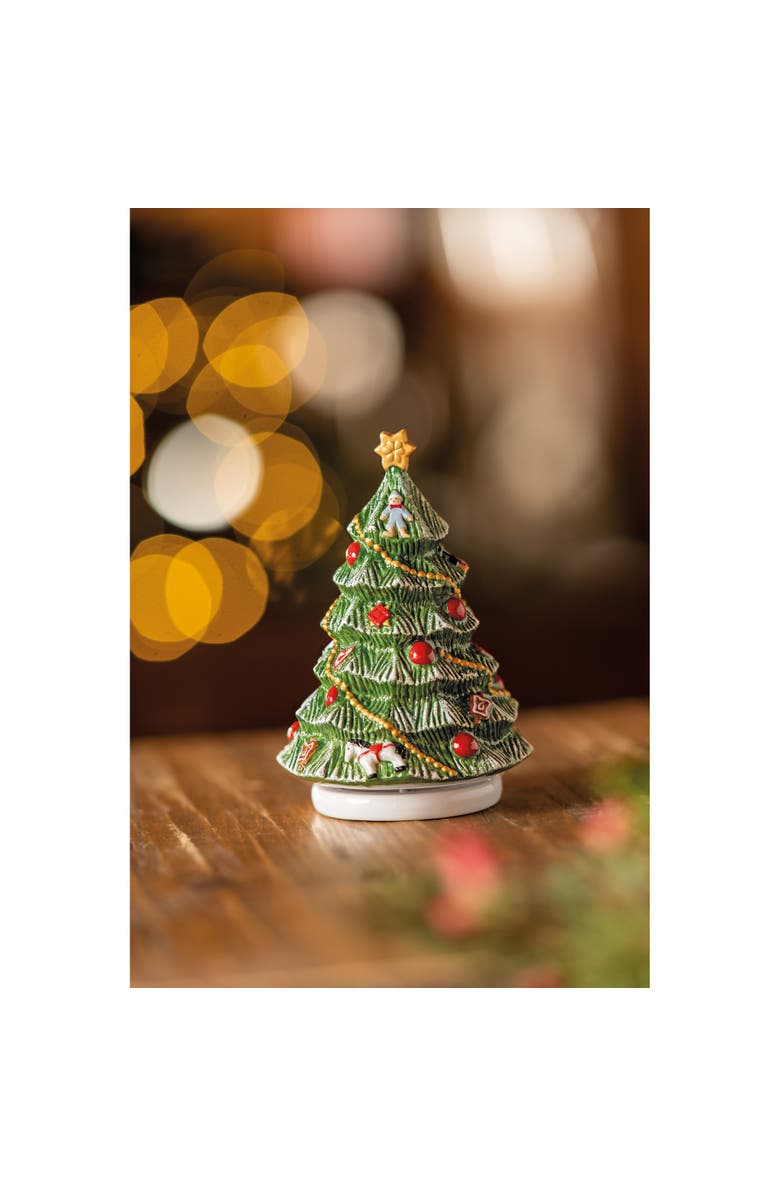 Villeroy & Boch Nostalgic Melody Turning Christmas Tree Figurine, Alternate, color, Multi