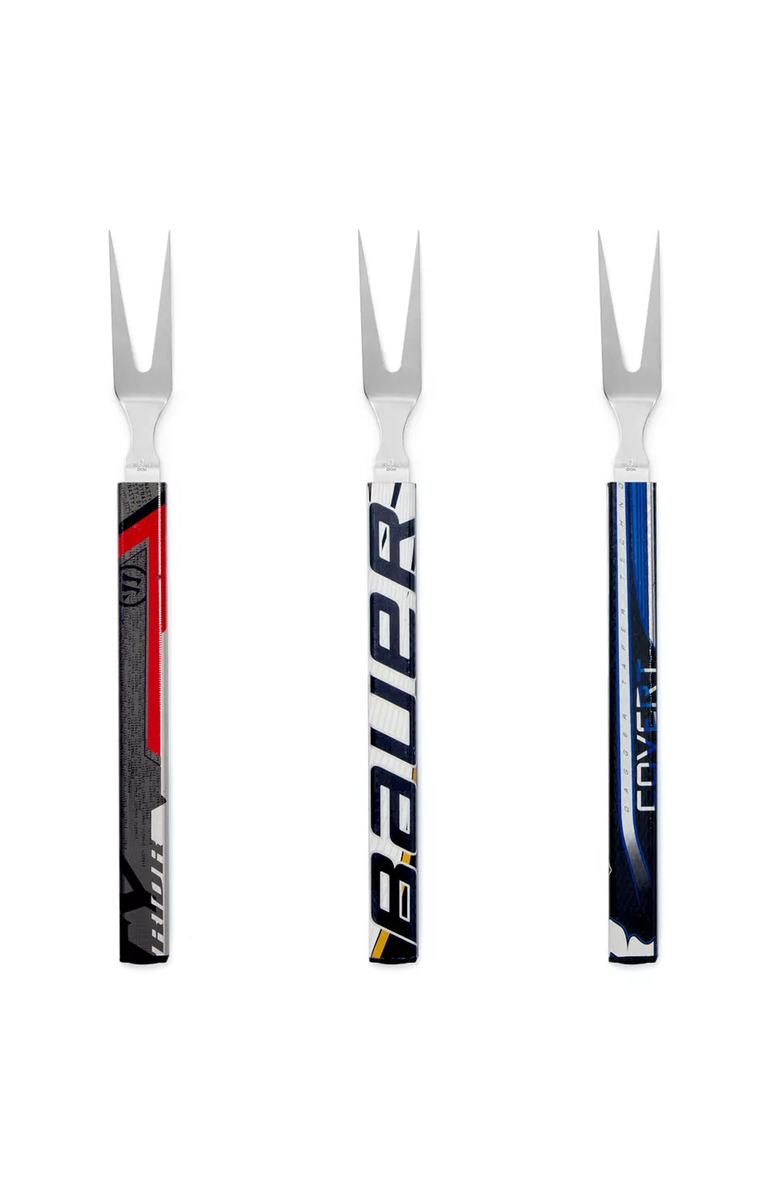 Uncommon Goods Hockey Stick BBQ Set Set of 4 Tools by Requip
d, Alternate, color, Multi