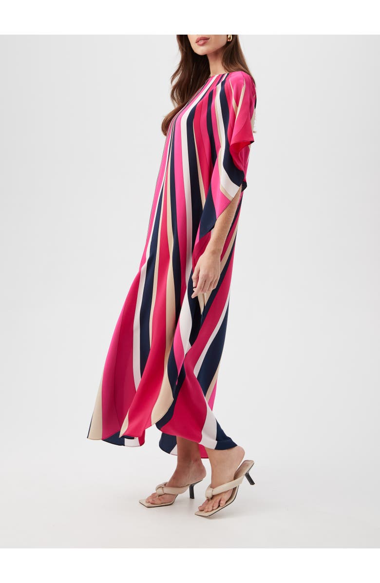 Trina Turk Jalani Maxi Caftan Dress, Alternate, color, Petal Pink Multi