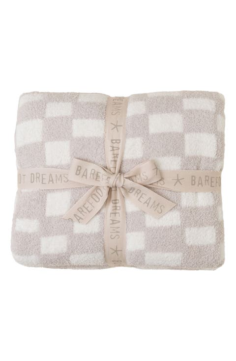 CozyChic® Checks & Stripes Throw Blanket