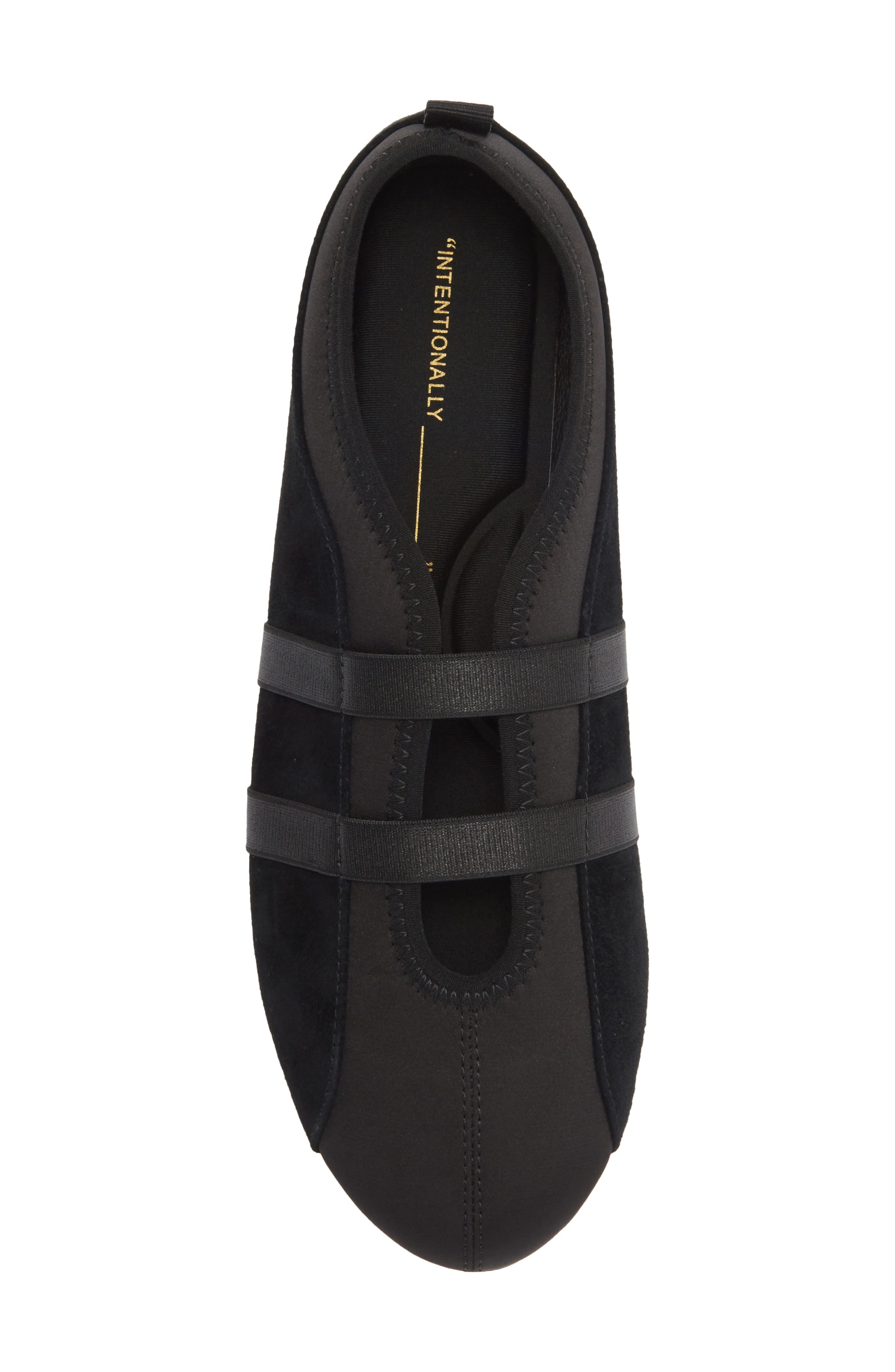 INTENTIONALLY BLANK Sporty Sneaker, Alternate, color, Black