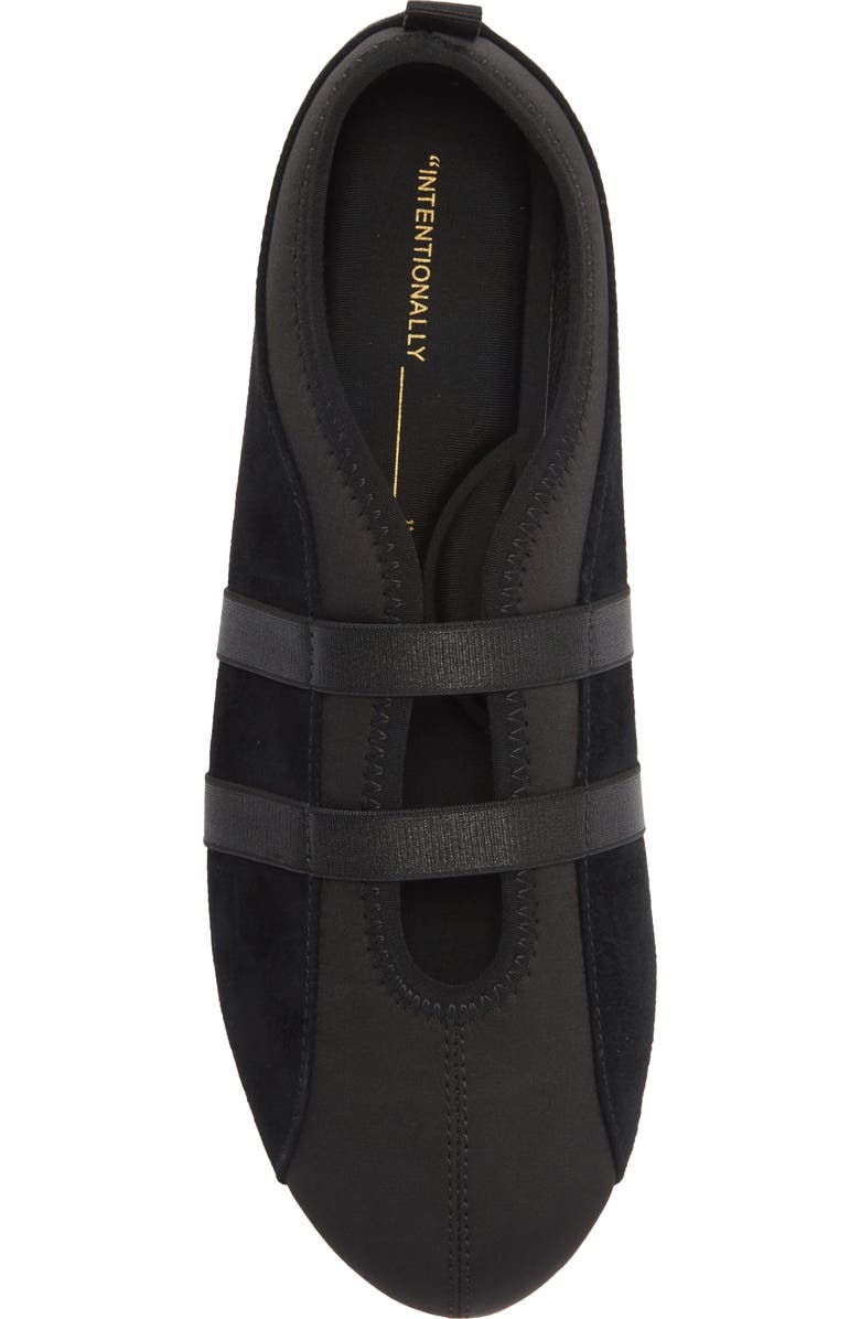 INTENTIONALLY BLANK Sporty Sneaker, Alternate, color, Black