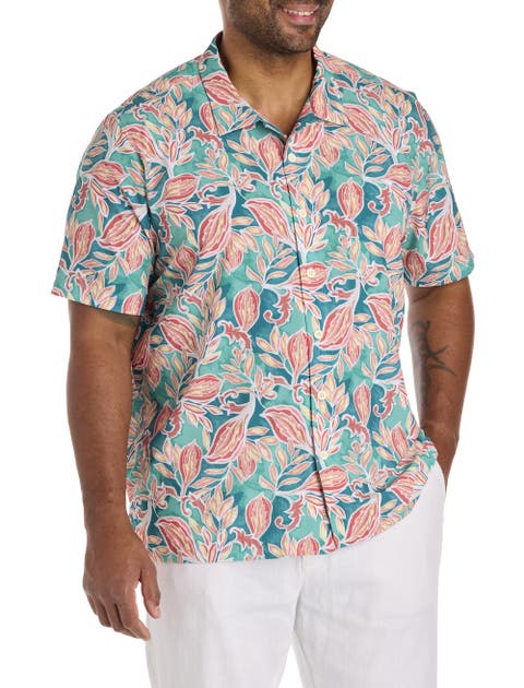 Big & Tall Coast Wild Vines IslandZone® Sport Shirt