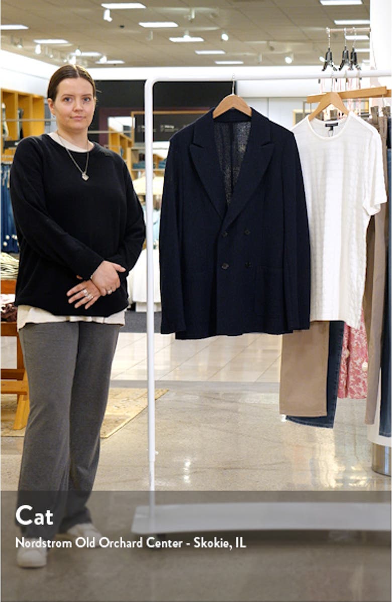 Peak Lapel Double Breasted Blazer, sales video thumbnail