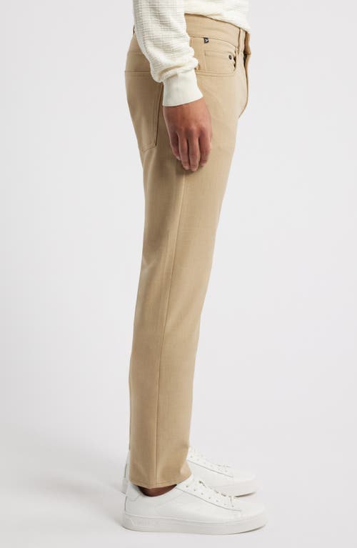 Hugo Boss Boss Delaware Slim Fit Five Pocket Pants In Brown