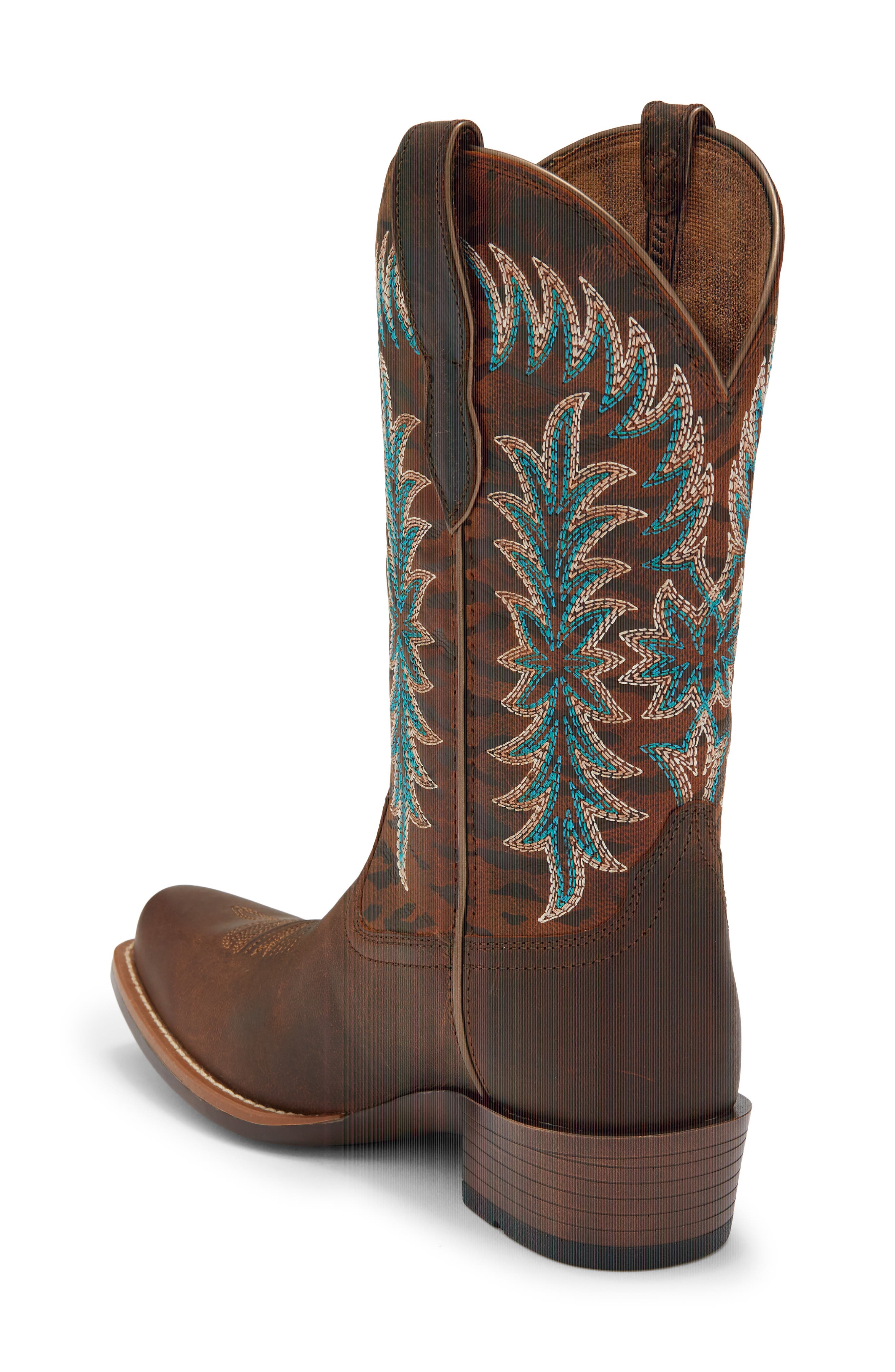 Beaumont K Toe Western Boot, Alternate, color, BROWN/ GOLD
