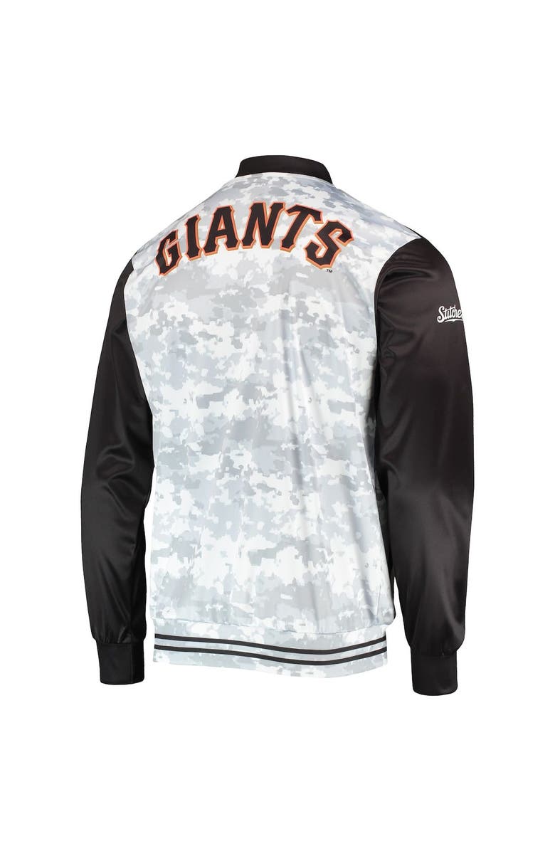 STITCHES Men's Stitches Black San Francisco Giants Camo Full-Zip Jacket, Alternate, color, Black