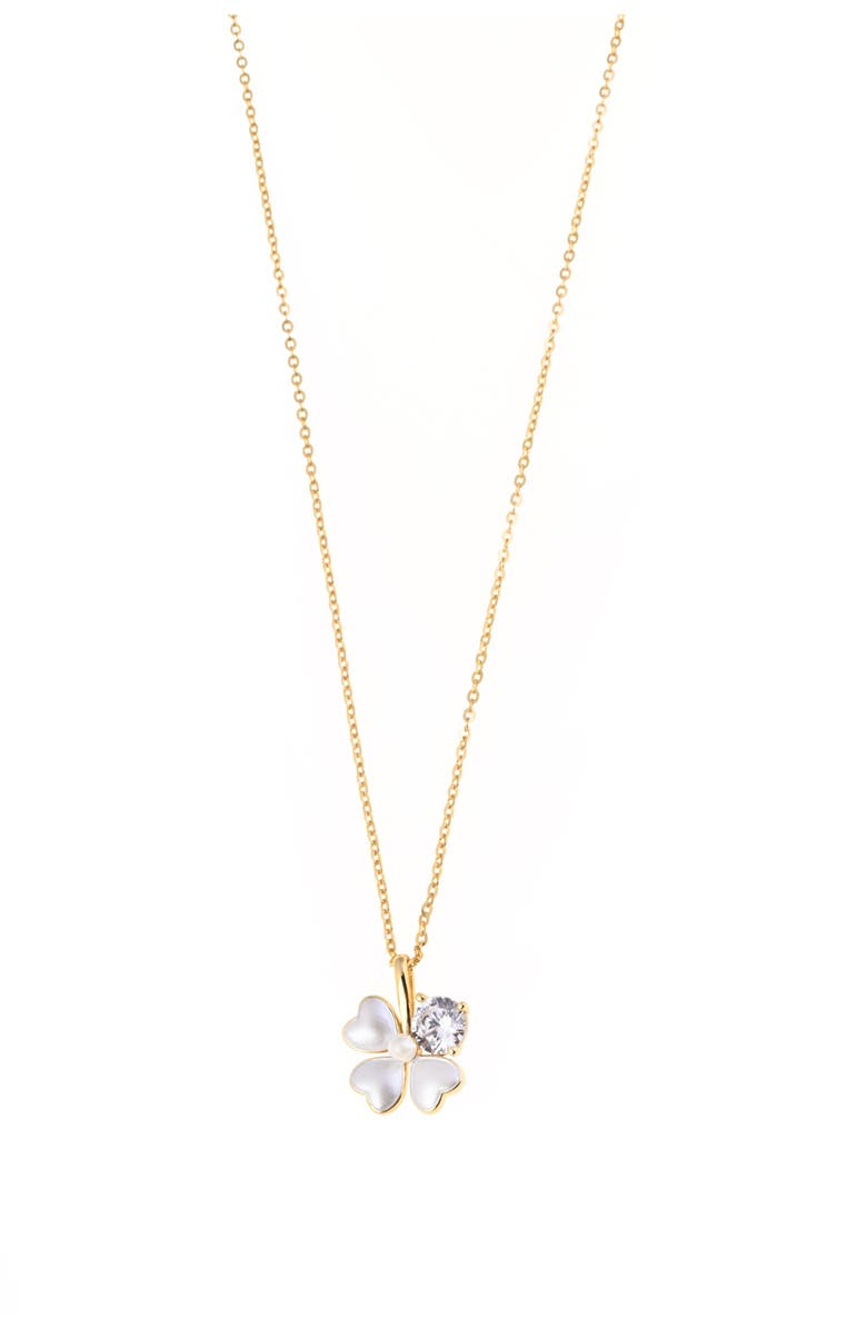 Arte Nova Jewellery Ramo Necklace, Main, color, Silver Gold Plated