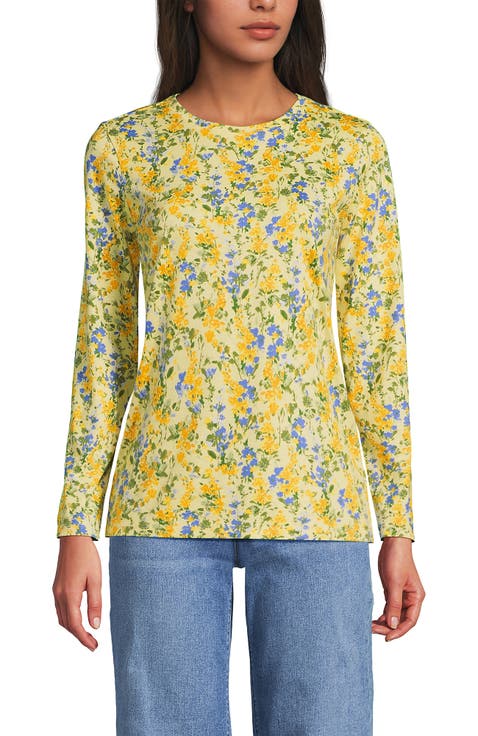 Supima Cotton Long Sleeve Crewneck T-Shirt