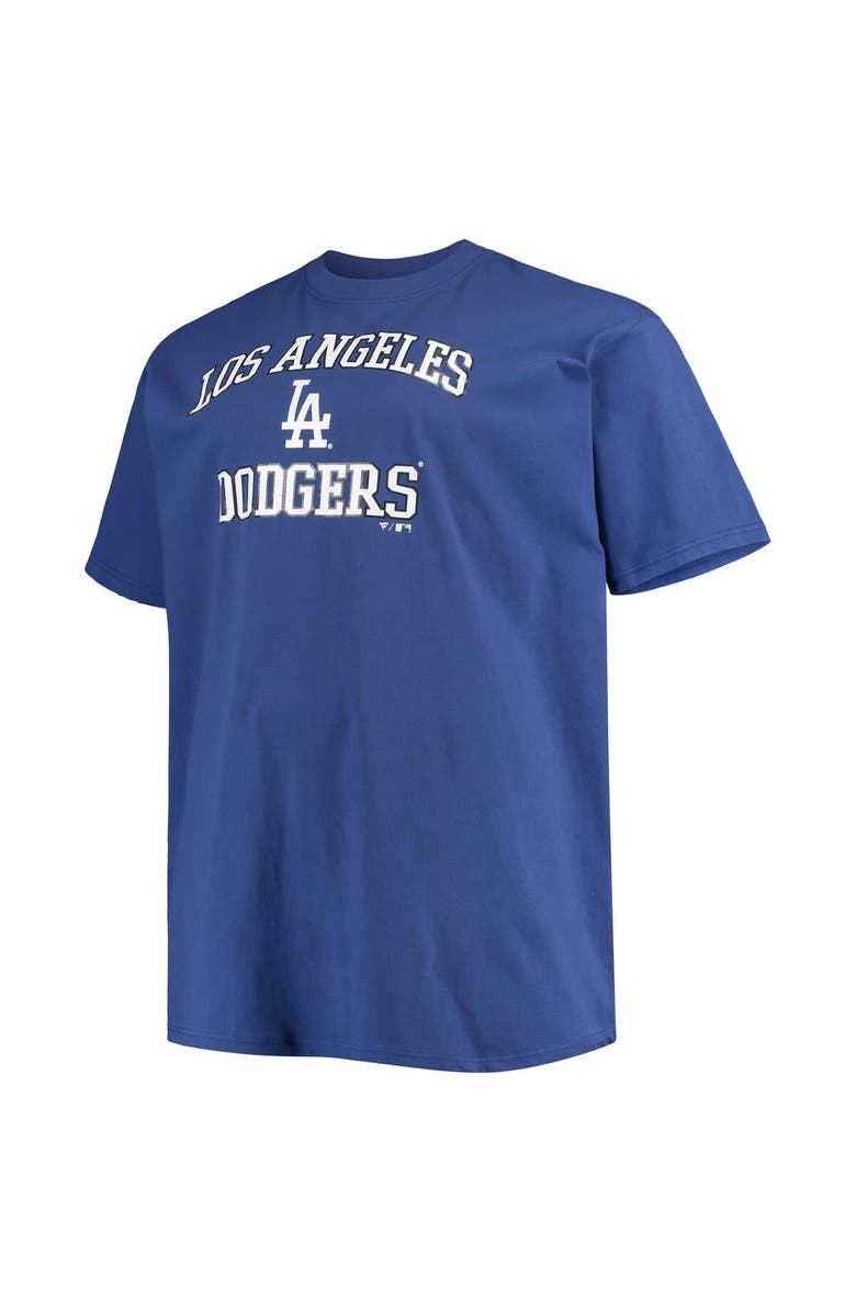 FANATICS Men's Fanatics Branded Royal Los Angeles Dodgers Big & Tall Heart T-Shirt, Alternate, color, 
