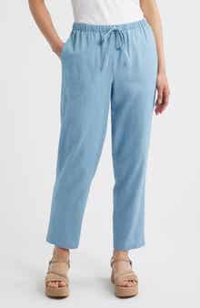 Eileen Fisher Tapered Ankle Drawstring Pants