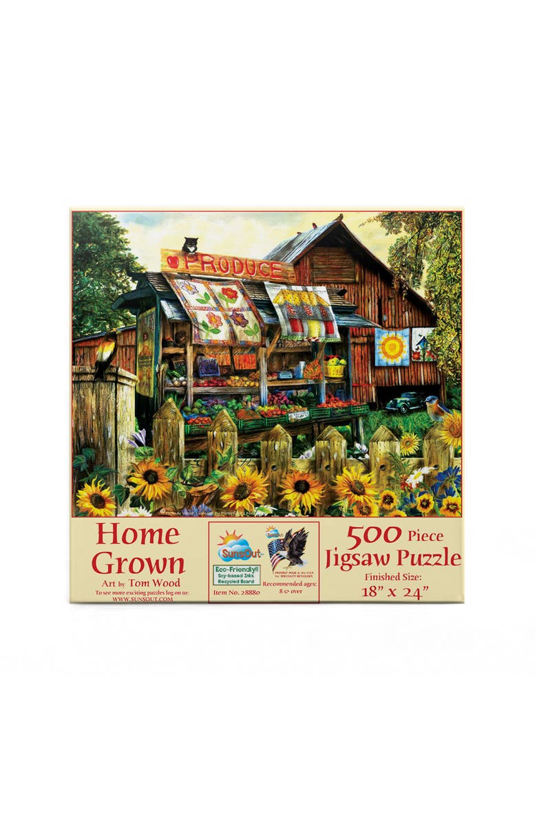 Sunsout Home Grown 500 piece Jigsaw Puzzle for Adults, Alternate, color, Multicolor
