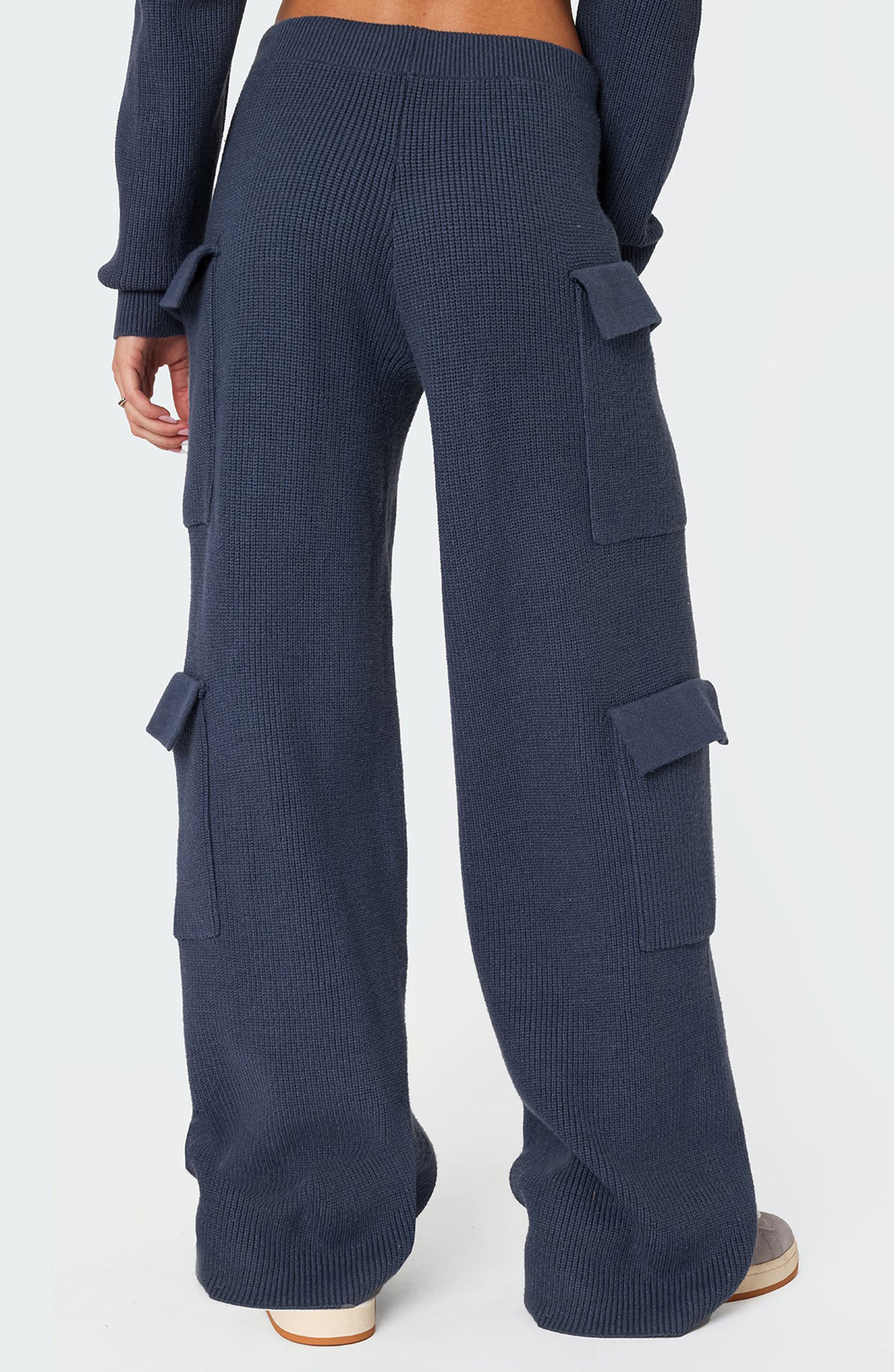 Wynter Drawstring Cargo Sweater Pants - image 2