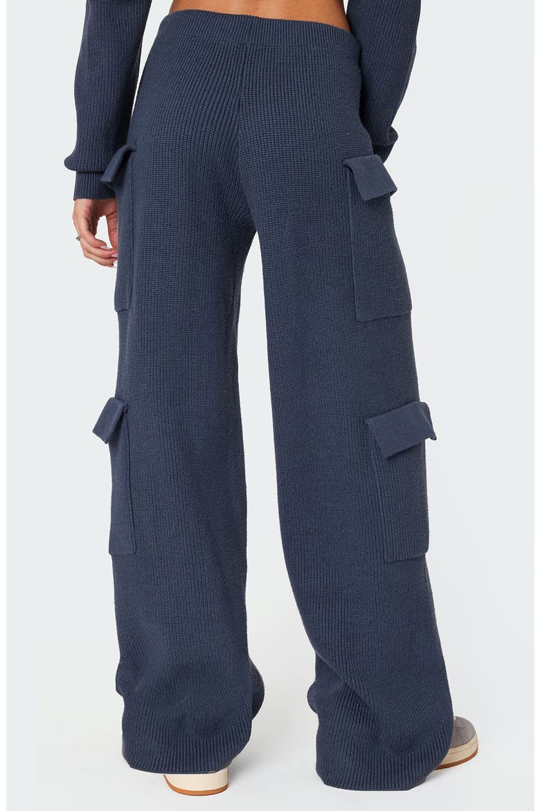 Wynter Drawstring Cargo Sweater Pants, Alternate, color, BLUE