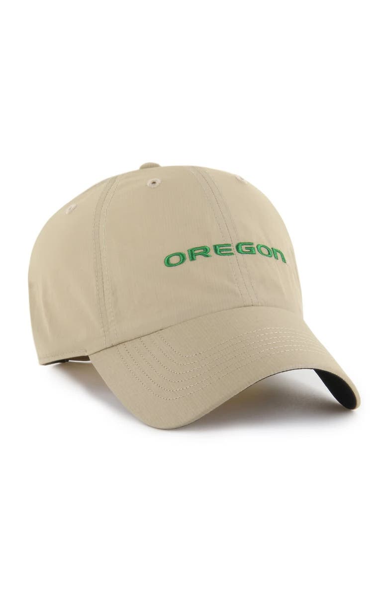'47 Men's '47 Khaki Oregon Ducks Clean Up brrr° Adjustable Hat, Alternate, color, Khaki