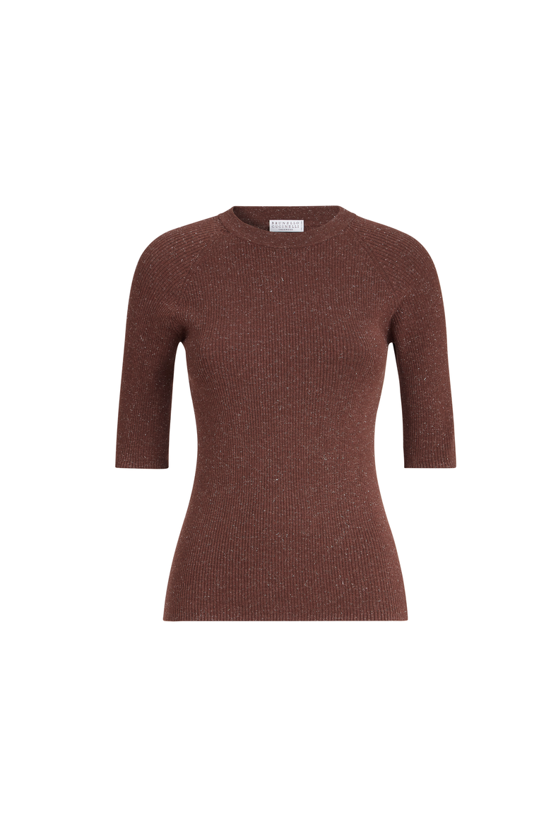 Sparkling cashmere sweater, Alternate, color, Bordeaux