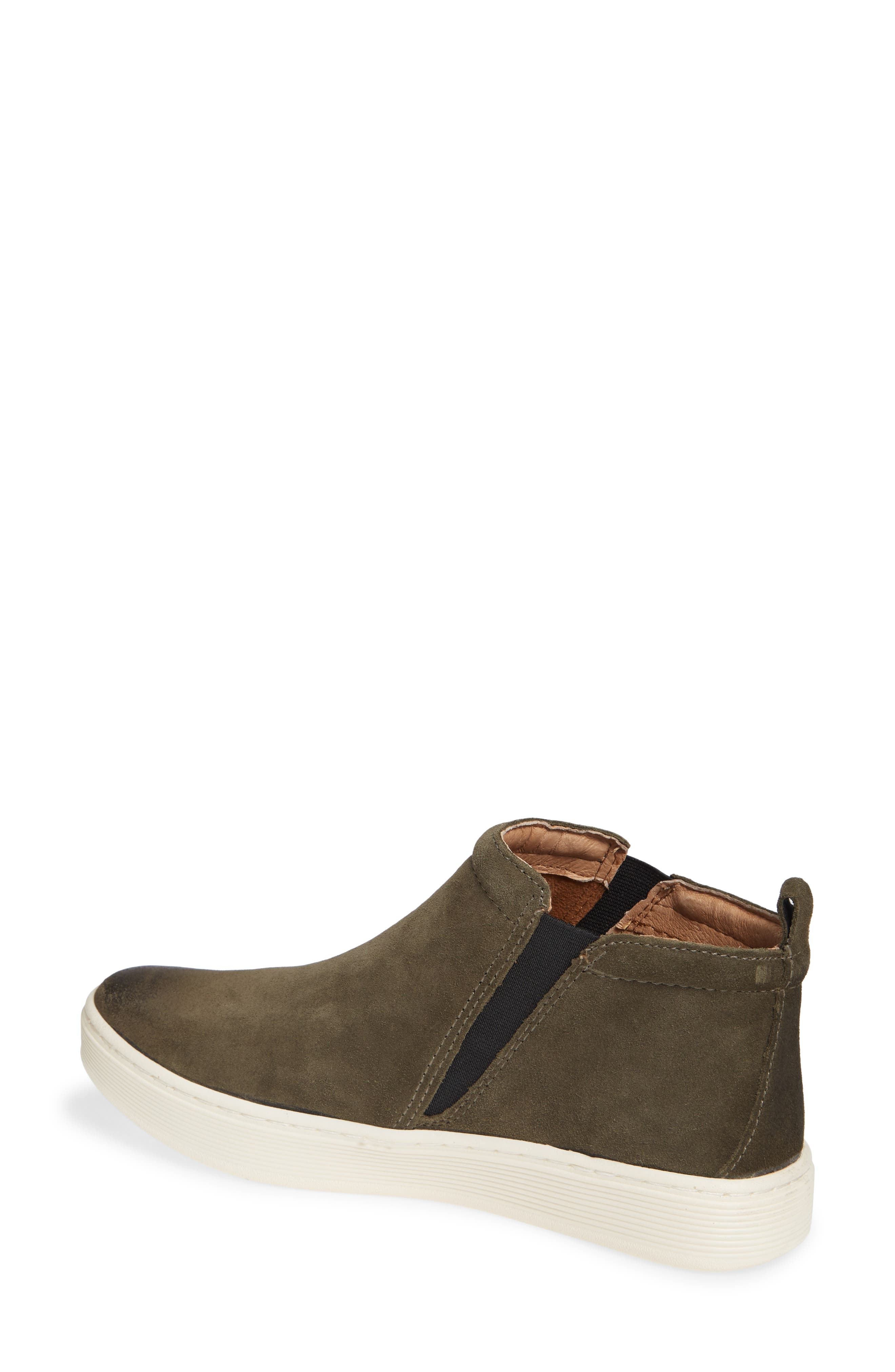 Britton II Waterproof Sneaker Bootie, Alternate, color, ARMY GREEN SUEDE