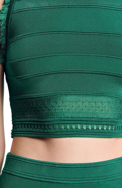 Sandro Sleeveless Sweater In Emeuraude Green