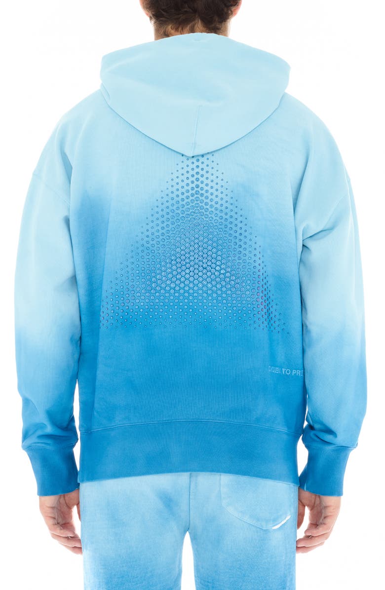 HVMAN Logo Pullover Hoodie, Alternate, color, Sky