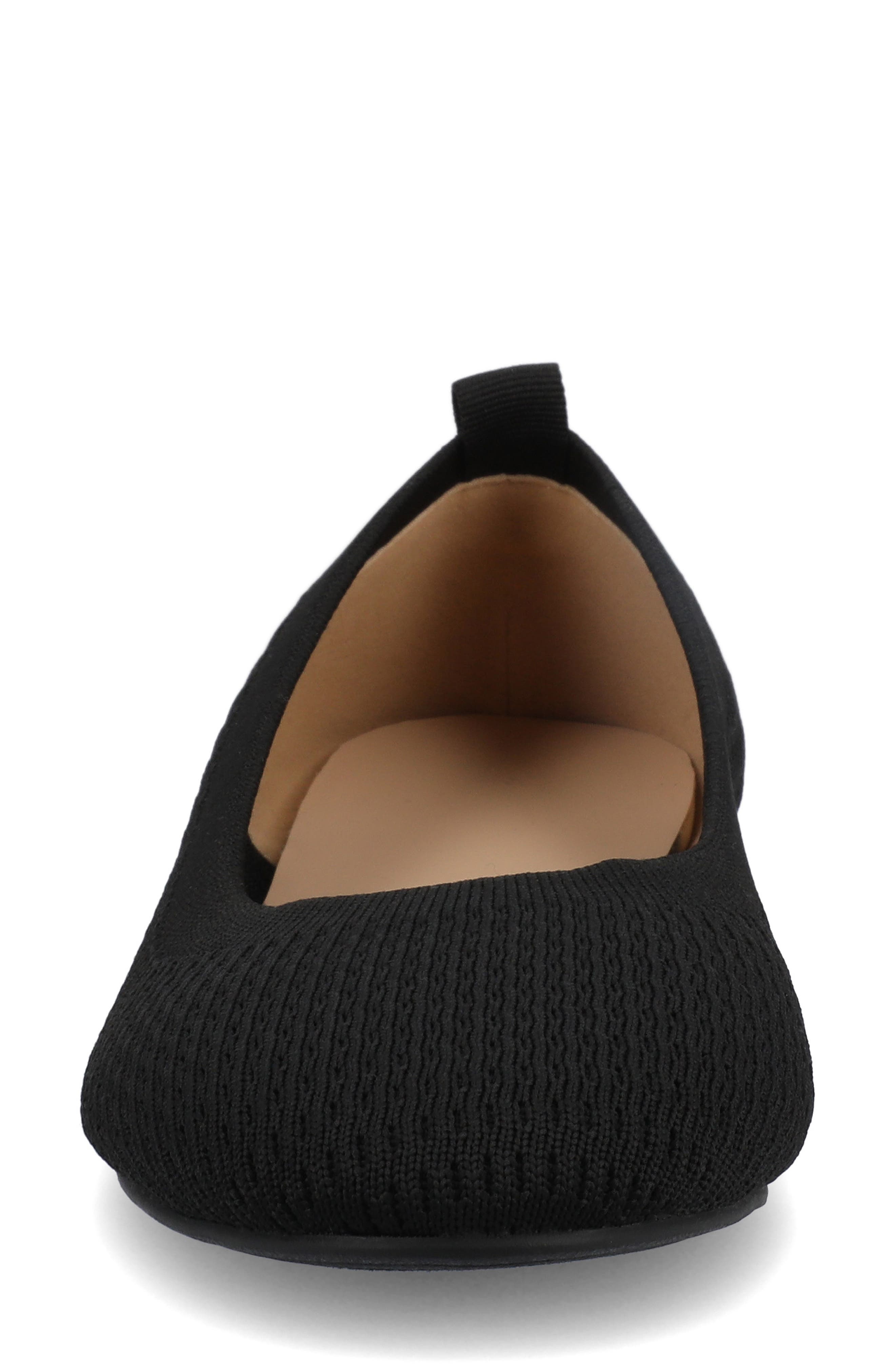 Journee Collection Maryann Flat, Alternate, color, Black