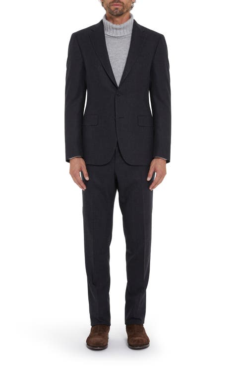 Virgin Wool Flannel Suit