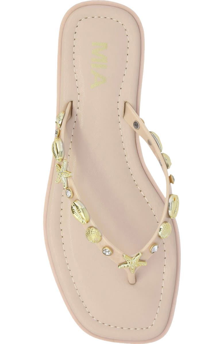 MIA Tulah Flip Flop, Alternate, color, Beige