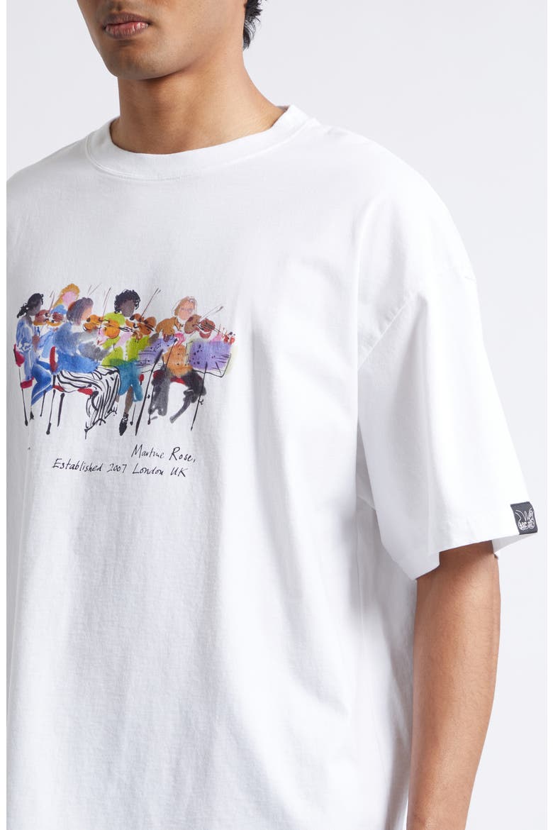 Short Sleeve Oversize Graphic T-Shirt, Alternate, color, WHITE