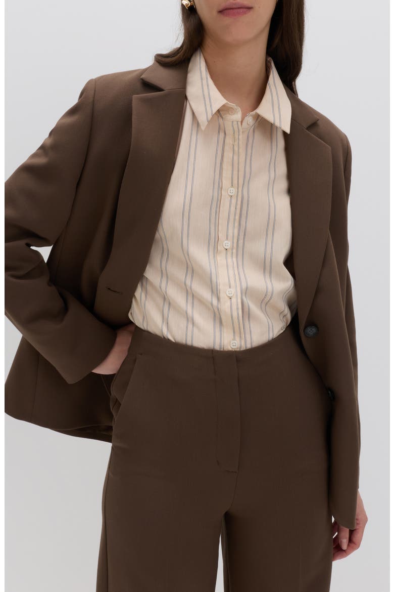 Stripe Shirt, Alternate, color, BEIGE