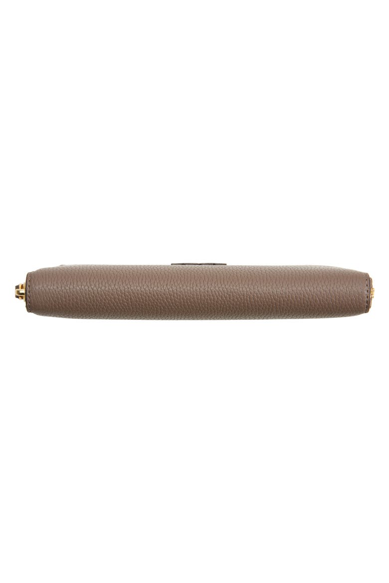 McGraw Leather Continental Zip Wallet, Alternate, color, SILVER MAPLE