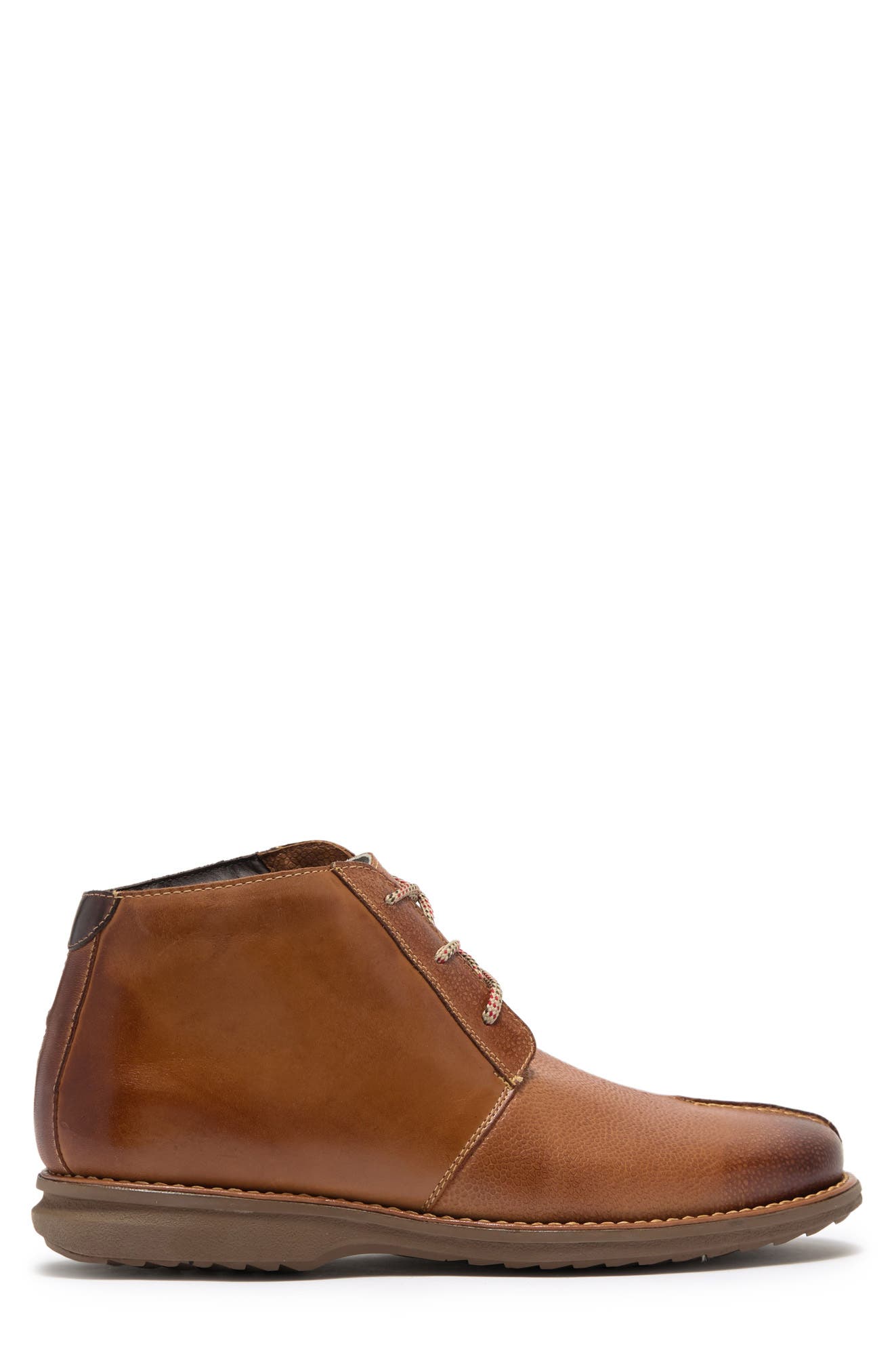 Center Seam 3-Eyelet Boot, Alternate, color, COGNAC