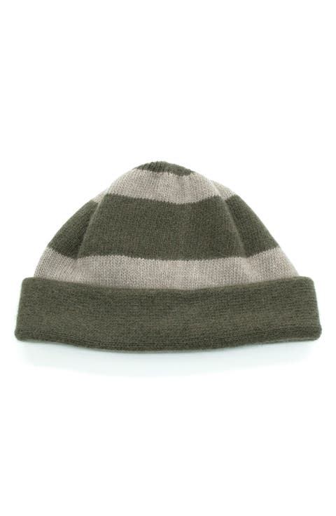 Stripe Cuff Beanie