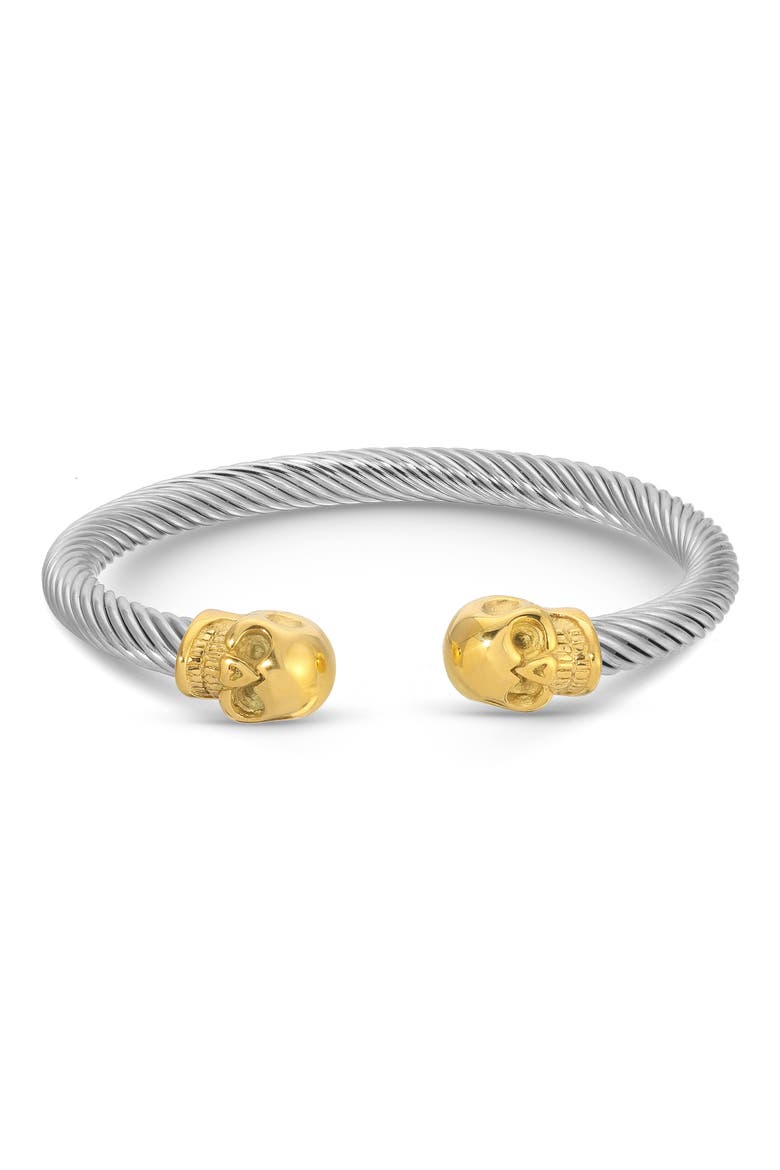 Men's Wayne Two-Tone 3-Pack Assorted Bracelets, Alternate, color, SILVER