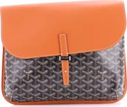 Pre-Owned Goyard Coursier Messenger Bag Coated Canvas and Leather