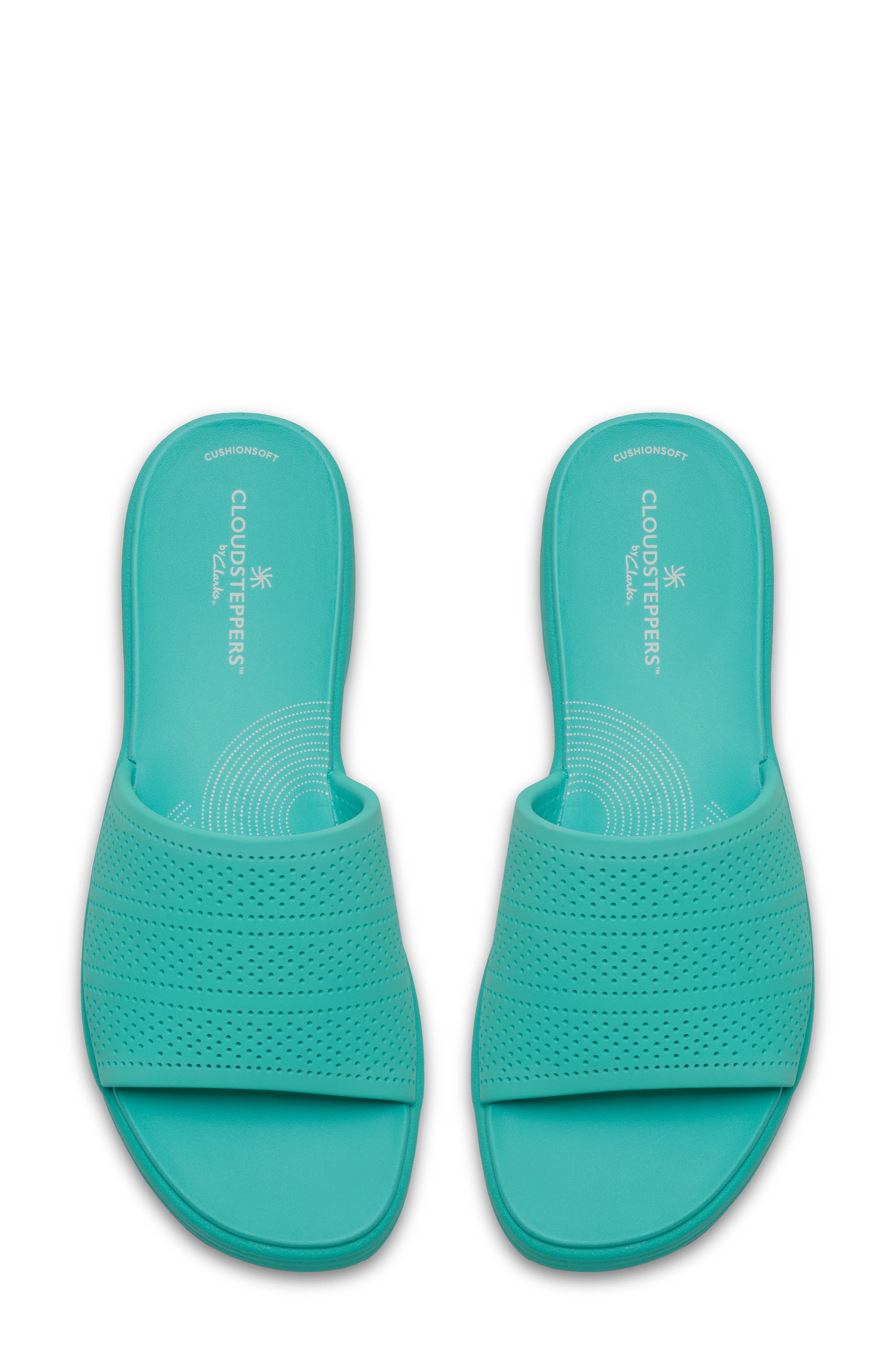 Drift Twist Wedge Slide Sandal, Alternate, color, JADE