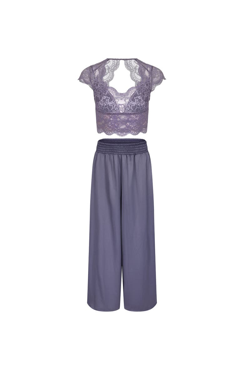 Adore Me Finola Lounge Set, Alternate, color, Cadet