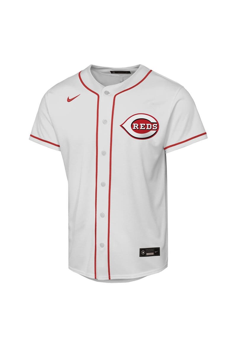Youth Nike Elly De La Cruz White Cincinnati Reds Home Replica Player Jersey, Alternate, color, White