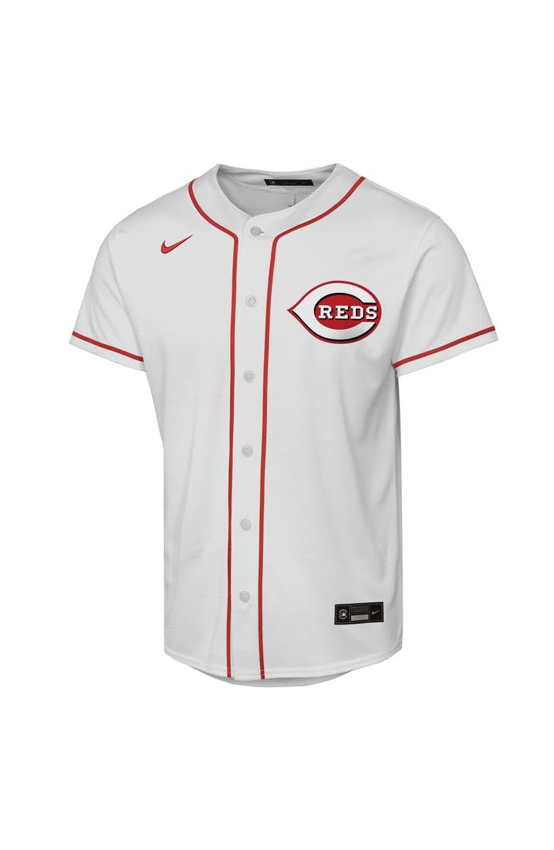 Nike Youth Nike Elly De La Cruz White Cincinnati Reds Home Replica Player Jersey, Alternate, color, White