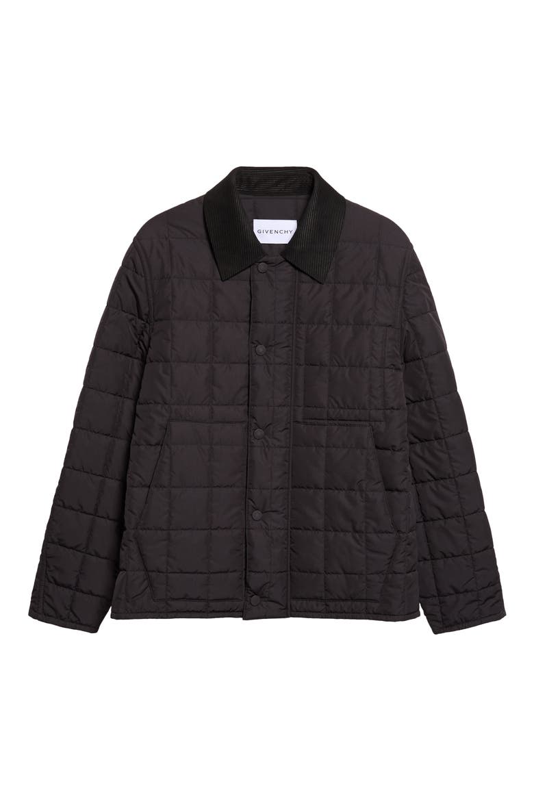 Quilted Jacket, Main, color, BLACK