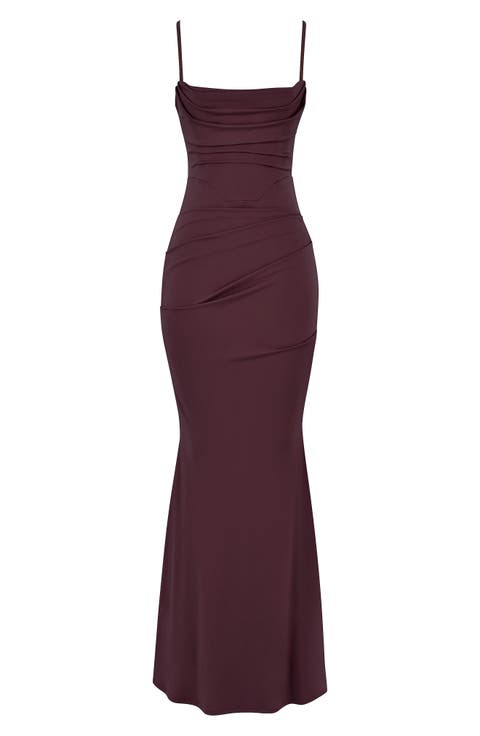 Milena Jersey Corset Maxi Dress