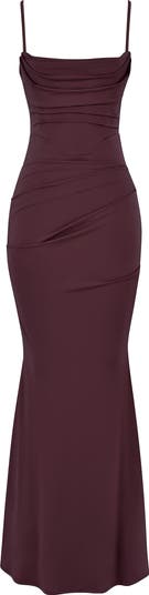 Milena Jersey Corset Maxi Dress