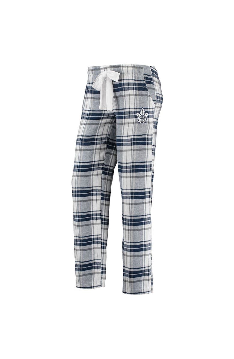 CONCEPTS SPORT Women's Concepts Sport Navy/Gray Toronto Maple Leafs Accolade Flannel Pants, Alternate, color, 