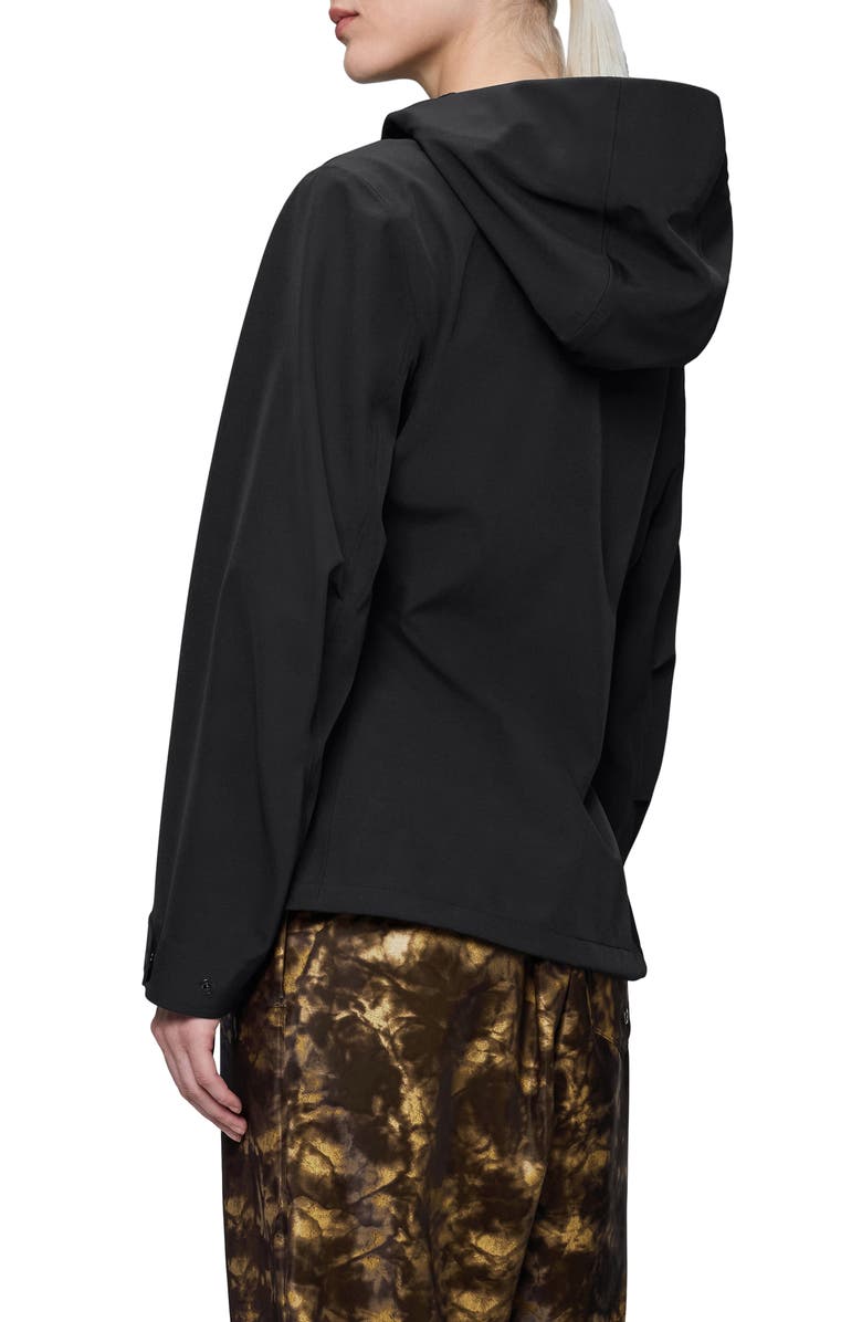 Rains Suva Waterproof Softshell Jacket, Alternate, color, Black