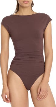 Good American Super Stretch Open Back Bodysuit