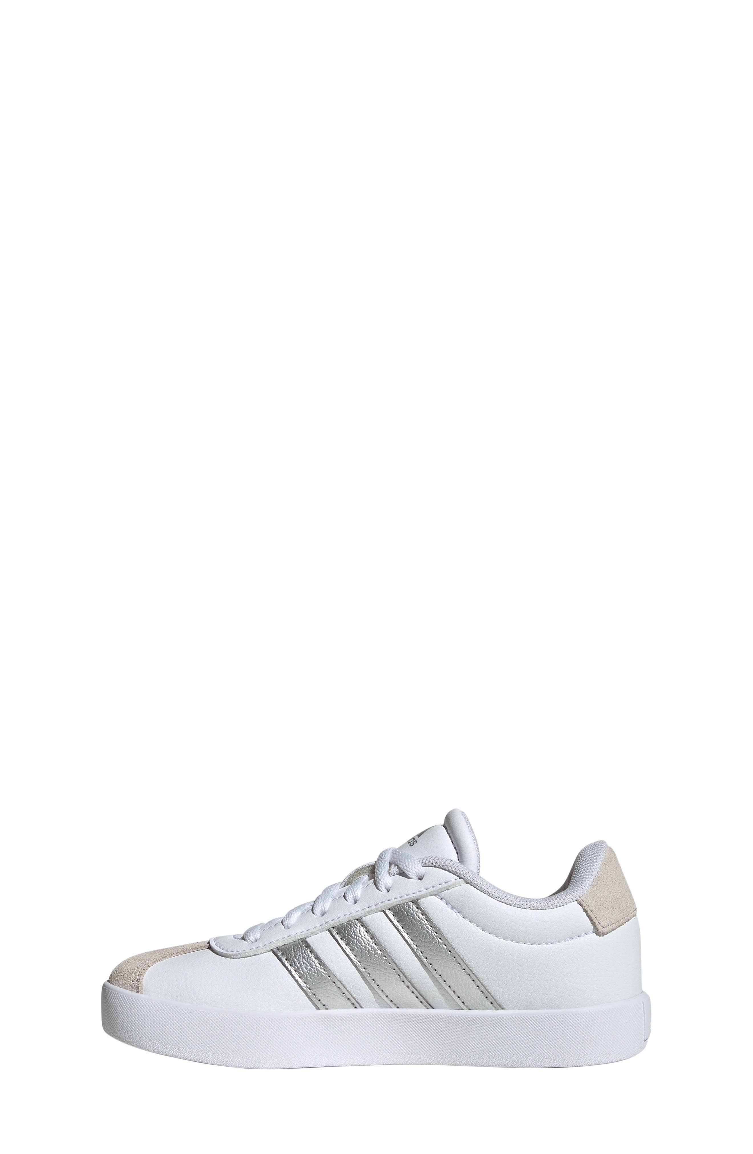 Kids' VL Court 3.0 Sneaker, Alternate, color, FTWWHT/SIL