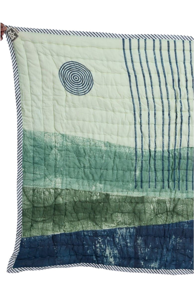 CQC LA Ojai Baby Quilt - Baby, Alternate, color, Green, Blue