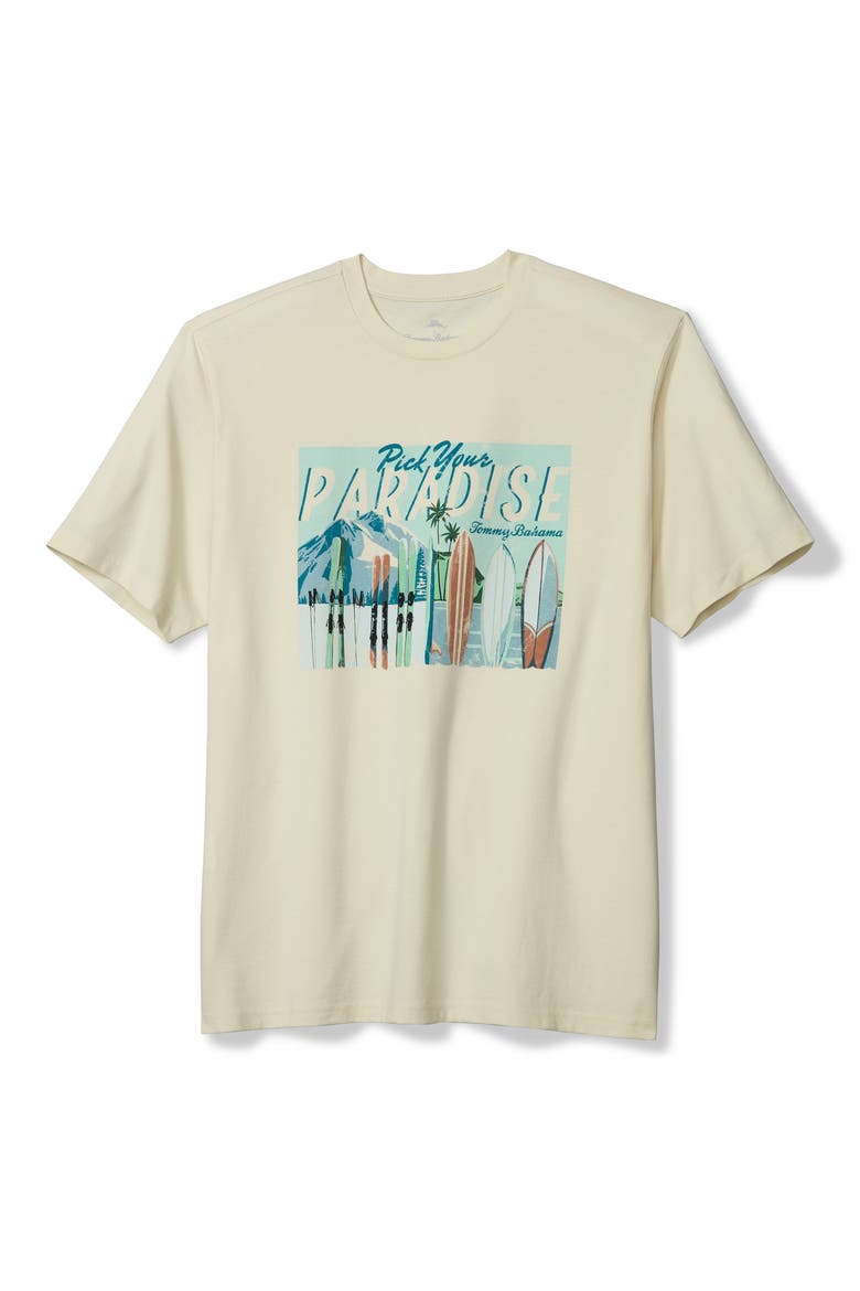 Pick Your Paradise Graphic T-Shirt, Main, color, VANILLA ICE