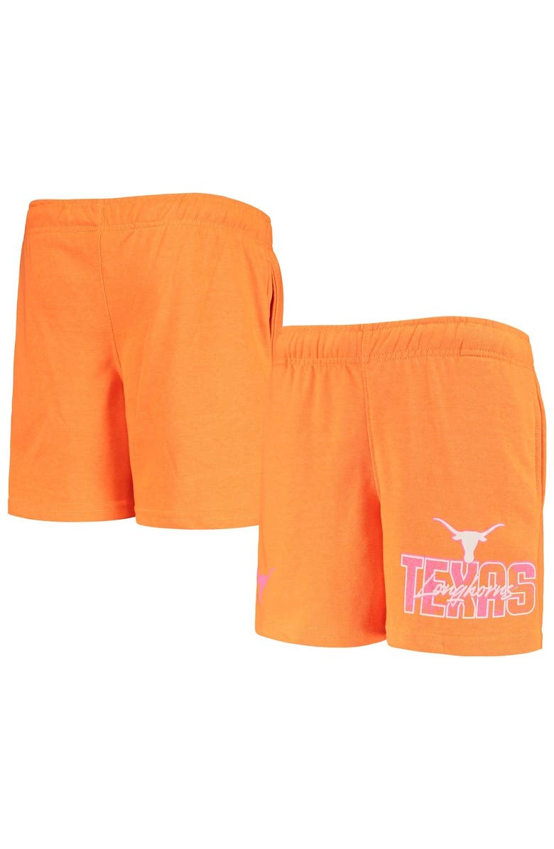 Outerstuff Youth Texas Orange Texas Longhorns Super Fresh Neon Daze Shorts, Main, color, 