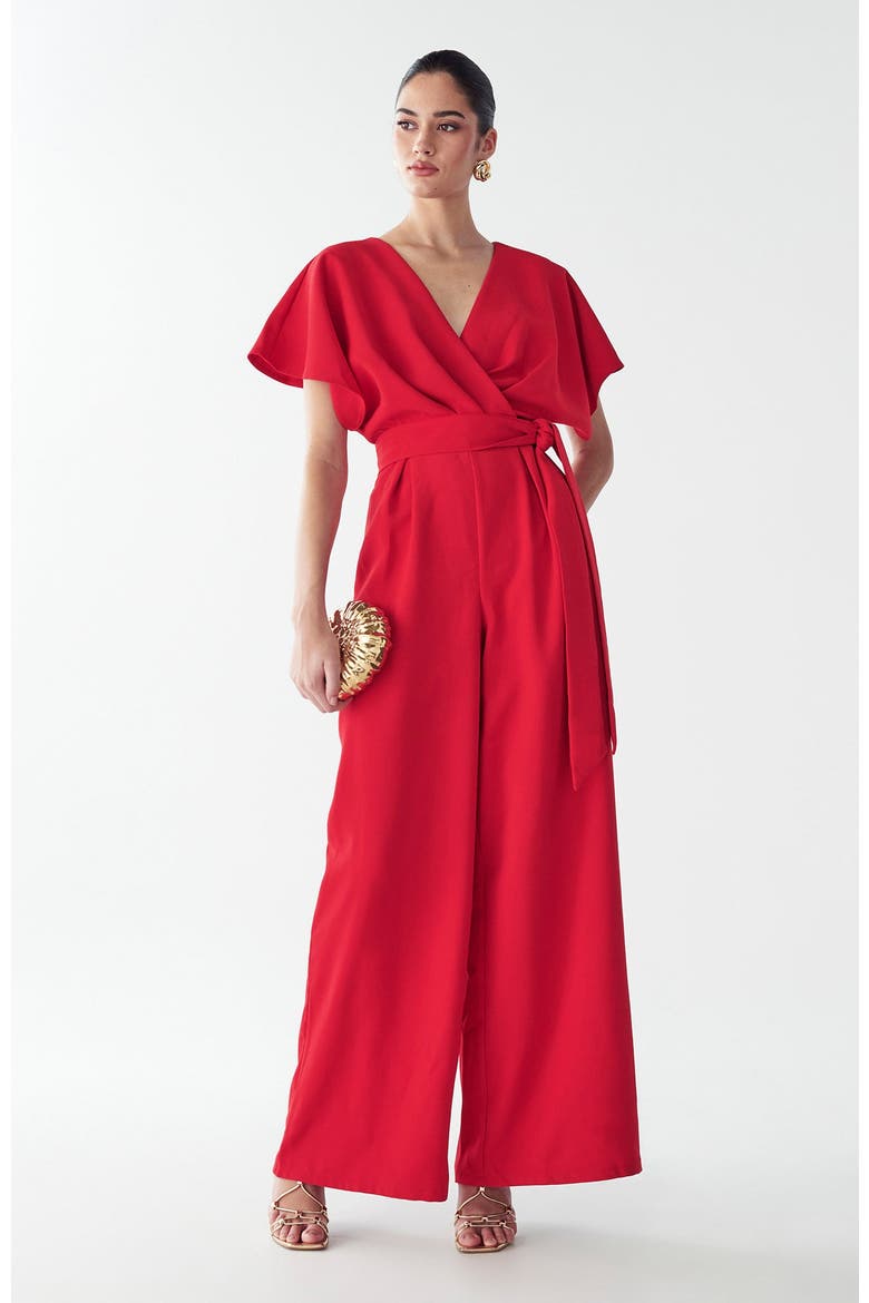 Shana Jumpsuit, Alternate, color, Red